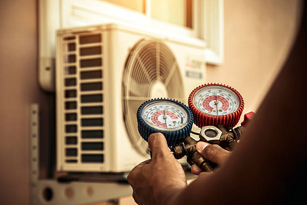 Professional Ductwork Repair technician working in Caldwell, ID